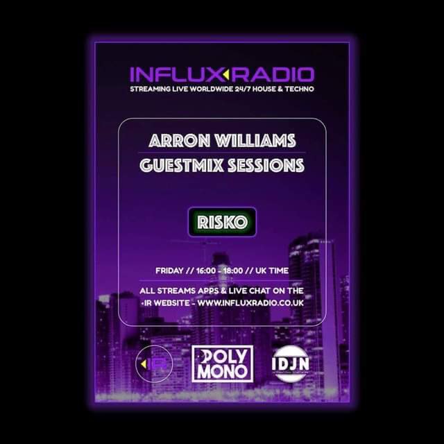 RISKO have been asked to perform live on INFLUXRADIO from 5pm - 6pm 

Hope you can all tune in 🙌🏼