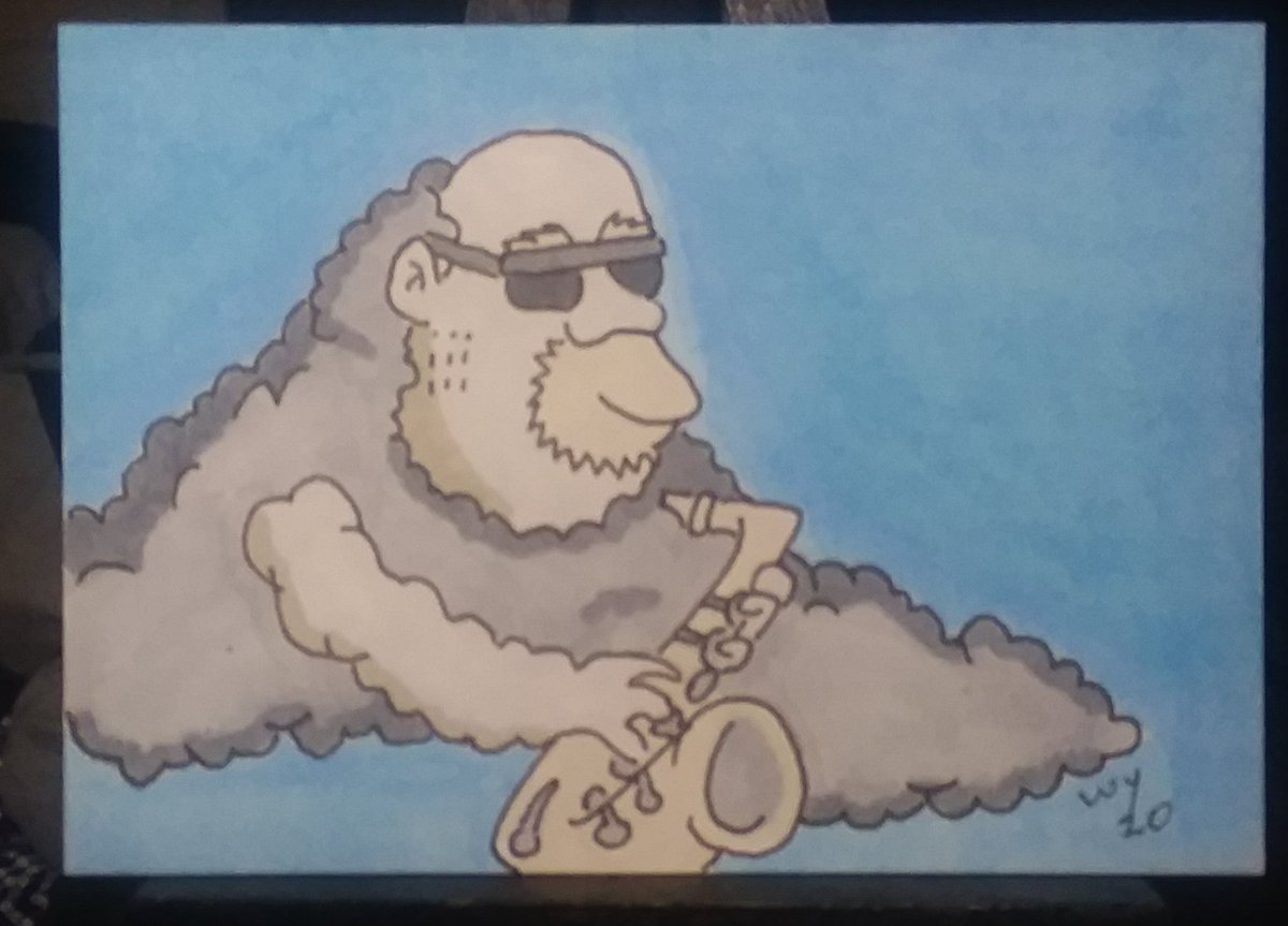 6thcircleart's tweet photo. Day 23 of #inkhomer2020 is #bleedinggumsmurphy #thesimpsons #drawing #drawingaday #copic #copicmarkers #artisttradingcard #aceo #sketchcard #atc #fanart #toon #cartoon #jazz #jazzmusician #inkhomer https://t.co/GbxgCOcqj8