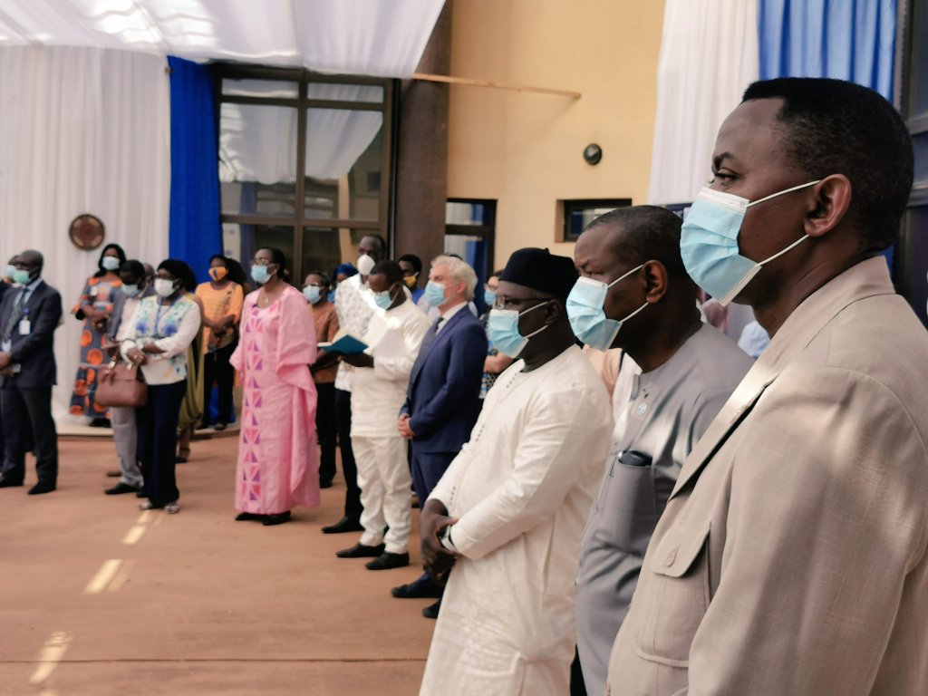 UNFPABF's tweet photo. #Happeningnow commémoration de la Journée des Nations Unies #UNDay2020 #BurkinaFaso. 
@metsi2 @AugusteKpognon @PNUD_BFA @onubf @BlogueursBF @donareine @HannoRanck https://t.co/c1XdNm8vn5