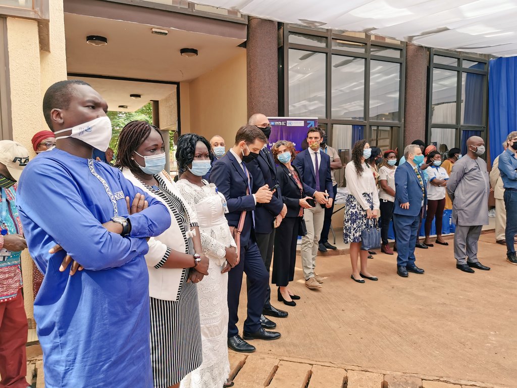 UNFPABF's tweet photo. #Happeningnow commémoration de la Journée des Nations Unies #UNDay2020 #BurkinaFaso. 
@metsi2 @AugusteKpognon @PNUD_BFA @onubf @BlogueursBF @donareine @HannoRanck https://t.co/c1XdNm8vn5