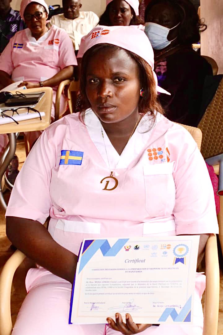 UNFPARDC's tweet photo. FIN FORMATION SAGES-FEMMES HUMANITAIRES ESPACE GRAND #KASSAI
30 Sages-femmes prêtes pr les défis de la santé sexuelle &amp; reproductive en situation #humanitaire
Le 4è pool à Kalemie pour bientôt @MinSanteRDC @OMSRDCONGO @UNOCHA_DRC  #SCOSAF 
🙏@UNCERF🇨🇦@CanadaRDC 🇸🇪@SwedeninDRCongo https://t.co/4OIOTwKtFM