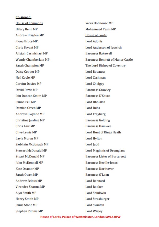 Dozens of UK Lords and MPs have urged the foreign secretary to call on Beijing to release the 12 young #HongKong fugitives held in #China. 

It warned of a "chilling effect" in the city amid the new security law.
