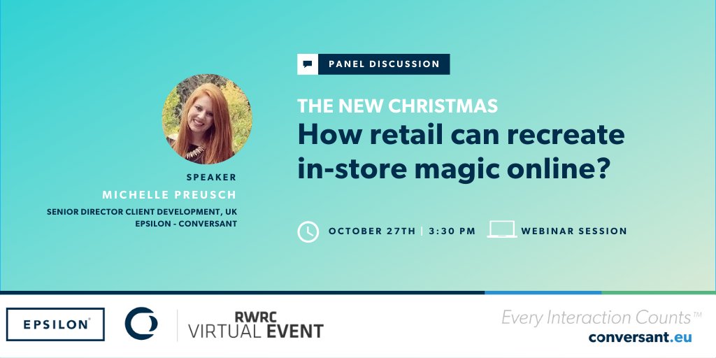 ConversantUK's tweet photo. The new Christmas: How can retail recreate in-store magic online?

Claim your place on this free @RetailWeek panel: https://t.co/8pGr0tcW29

#ecommerce #Retail #Marketing https://t.co/KrvwDifoKP