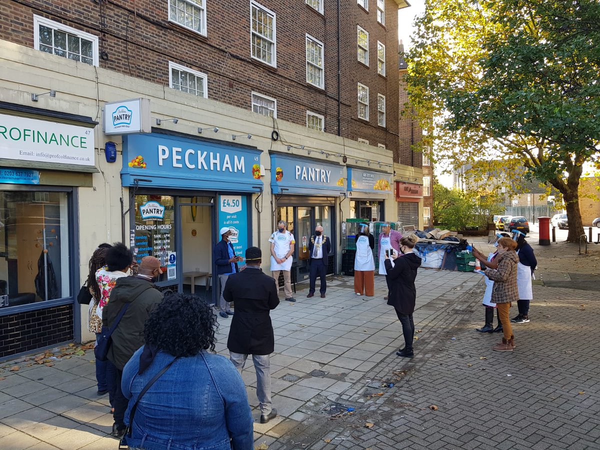 yourlocalpantry's tweet image. Pics just in from this week's London launch of @PantryPeckham #freshhealthyfoodforless