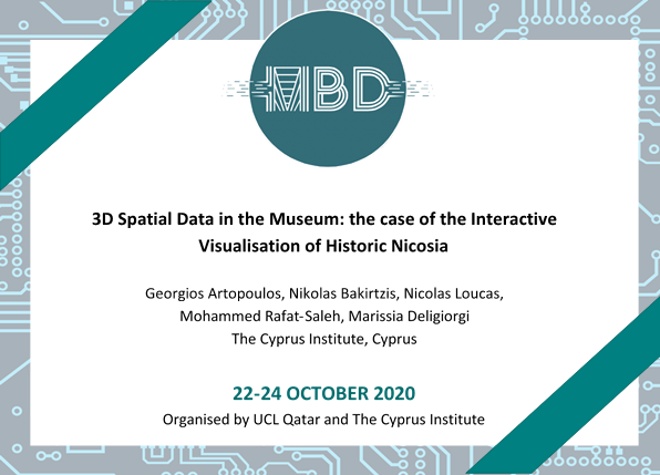 MBDConferences's tweet photo. 📢A new #MBD2020 conference paper:“3D Spatial Data in the Museum:the case of the Interactive Visualisation of Historic Nicosia”

📌TODAY:15:00-15:20 
Join us: https://t.co/xBpVJVYovo

#MBD2020
#MBDConferences
#ucl_qatar
#thecyprusinstitute
#GeorgiosPapaioannou
#MilenaDobreva https://t.co/zRcx7yAL1B