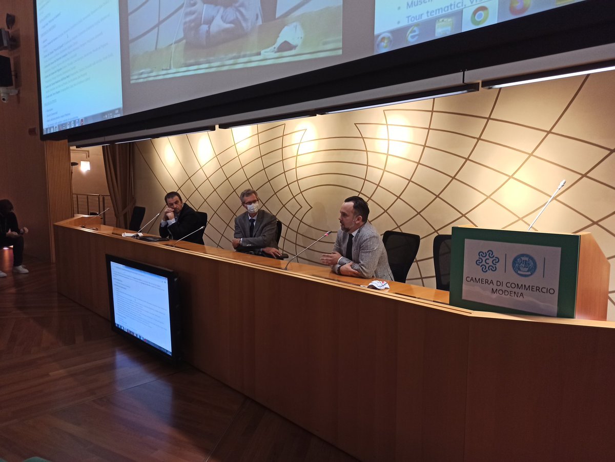 CamComModena's tweet photo. #WelcometoModena Presentata oggi la nuova iniziativa per incentivare il turismo in provincia di #Modena con voucher ai turisti, promossa con @UnioncamereER @modenatur @turismoER https://t.co/kbO7hTKhgd https://t.co/hIETYL7RVR