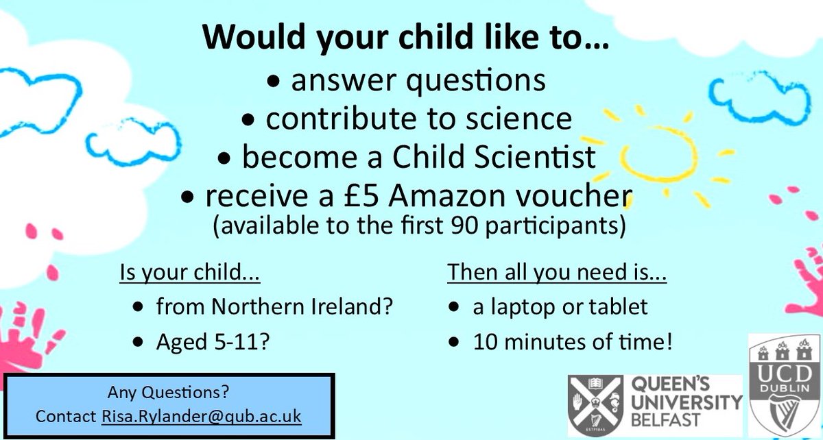 risa_rylander's tweet photo. Stuck for ways to entertain the kids at home? They can become a #ChildScientist and receive an Amazon voucher in just 10 minutes! 
Use the link below to get started:
https://t.co/TQXKVh9GE6 https://t.co/FUfMcQ6x6O