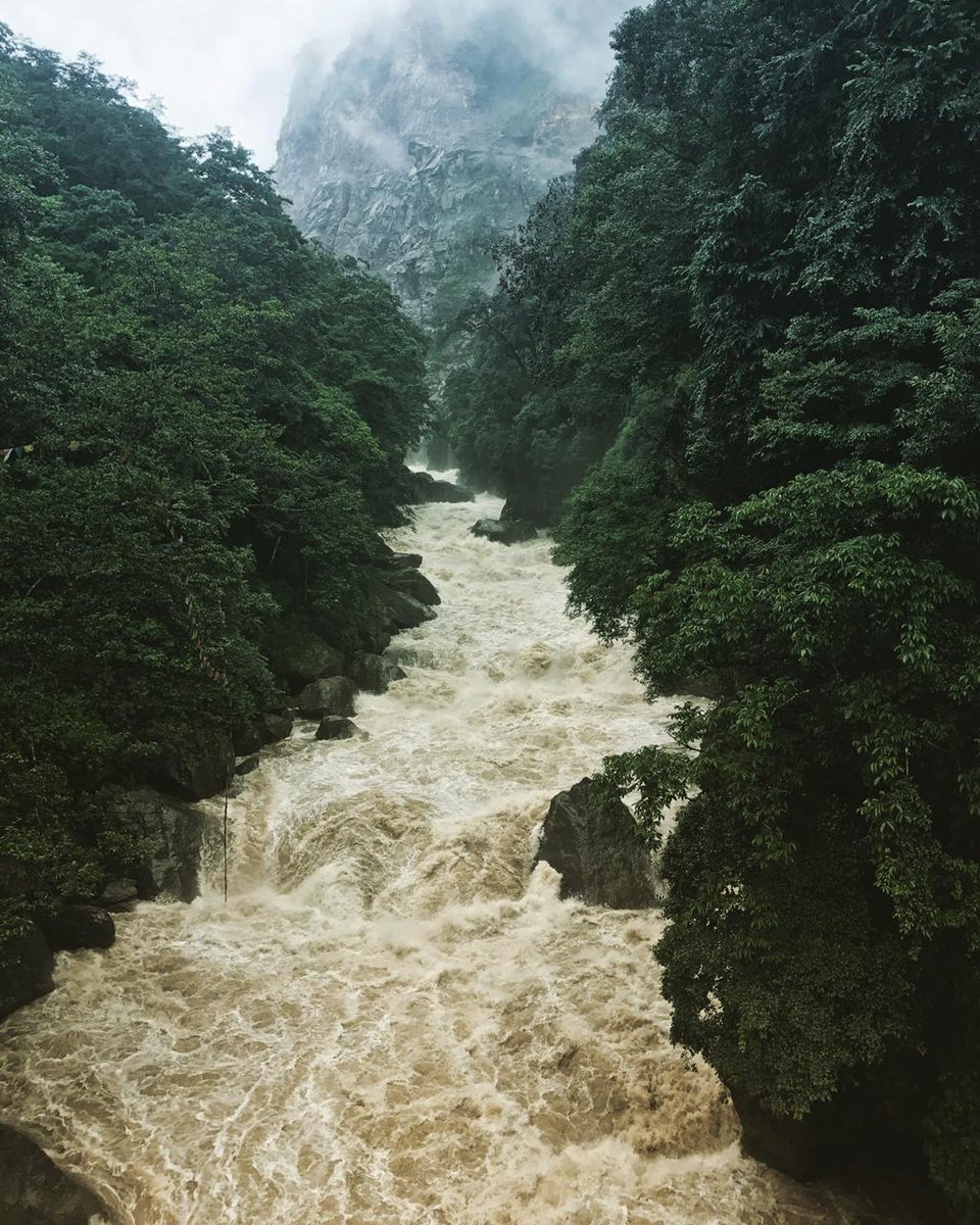 Water gushing downstream from the Chhukha HE Dam Project, Bhutan, in August 2017. That year the floods downstream were particularly severe, especially in the plains of Assam and Bangladesh. The author ( @mirzalibra10) took this picture during his visit to Bhutan.