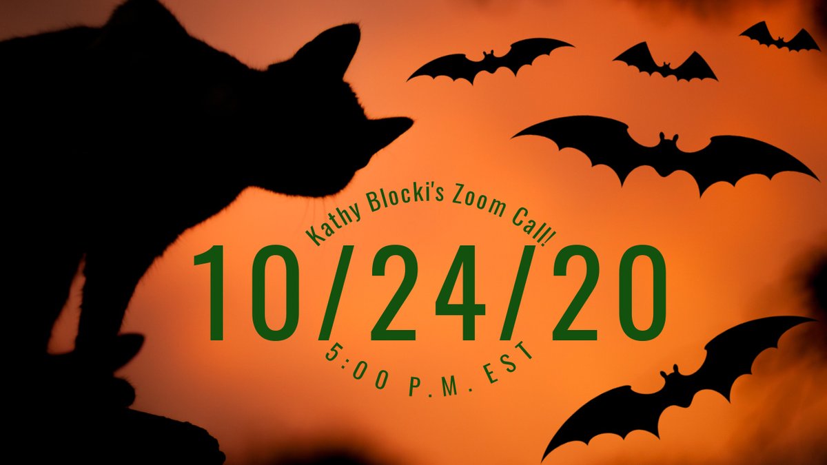 Black cats and witches brew! This Zoom party invitation is for you! Join us 10/24/20 at 5:00 P.M./EST for another spooky event! Kathy Blocki will showcase some of her wonderful PDF files that entail multiple octave exercises for your flute students!🍁🎃🍁

ow.ly/GZWI50C0gHd