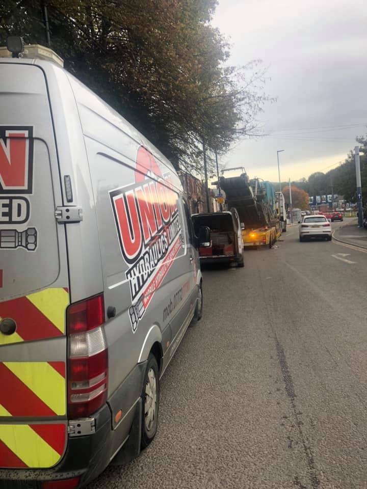 Busy Friday morning start, Right Time Right Place! #hydraulics #hydraulicengineer #sheffield