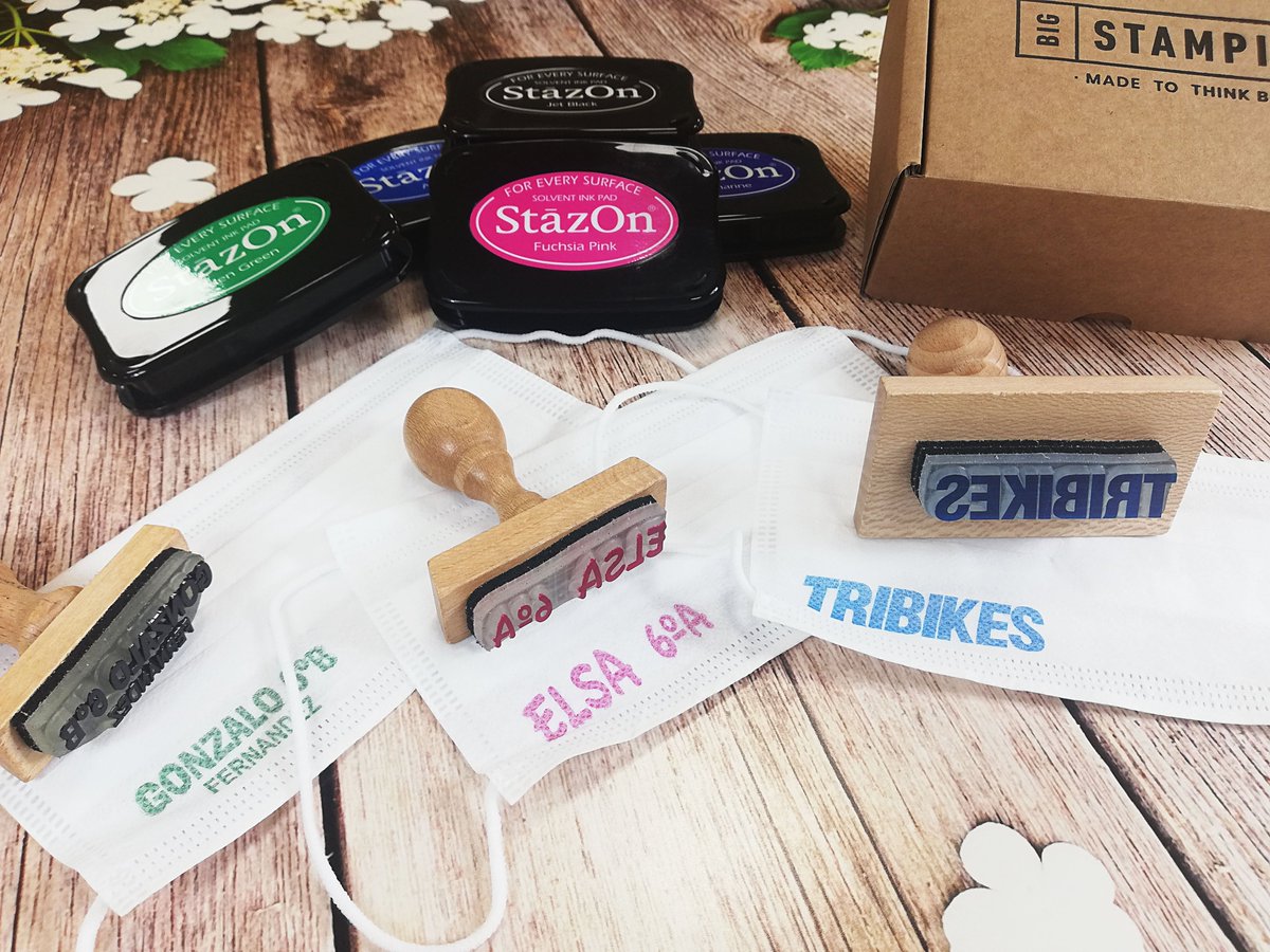 Bigstamping's tweet photo. Con #BigStamping, personalizar tus mascarillas es sencillo, seguro ¡y muy económico!

Visita nuestra tienda en https://t.co/p6aSO64dvl y descubre nuestros kits para #mascarillas. Los tenemos para #mascarillasdesechables y para #mascarillasdetela . https://t.co/WyVS02HuSQ
