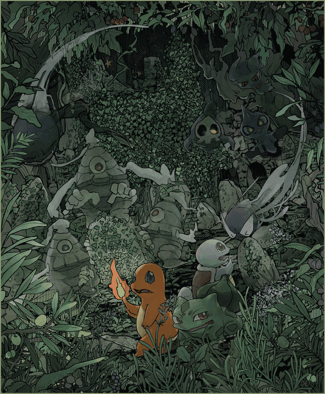 ハロウィ~ンはさすがに過去描いたポケモン二次創作ちゃんのガチ画を再掲するね🎅