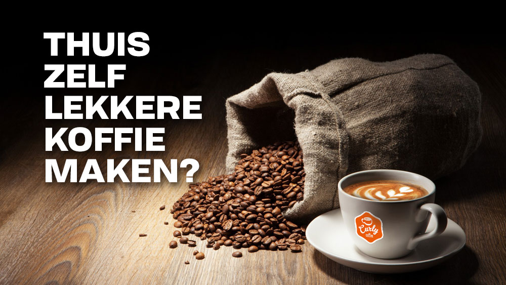 Thuis zelf lekkere koffie maken? - mailchi.mp/96a32dba0cfa/c… Met Curly Coffee zet jij de lekkerste koffie thuis! #thuisbarista #versekoffie #lekker #thuis #genieten