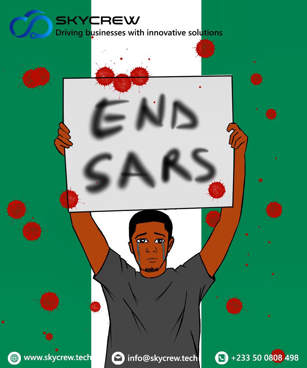 agyapong_louis's tweet photo. #EndSARS #EndPoliceBrutalityinNigeraNOW https://t.co/lweORxwI25