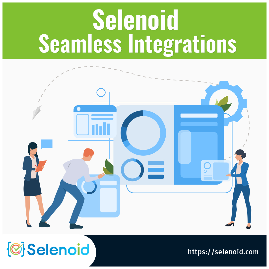 SelenoidTeam's tweet photo. It is easy to integrate Selenoid with multiple tools, including Jenkins, Test Link, Jira, Docker, Git, HPALM, etc. Visit us @ https://t.co/DKClgx3KoS

#enterpriseready #aibased #autohealing #intelligentwaittimes #instantnotifications #multilingualreports #versionindependent https://t.co/JrZPhZFWk9