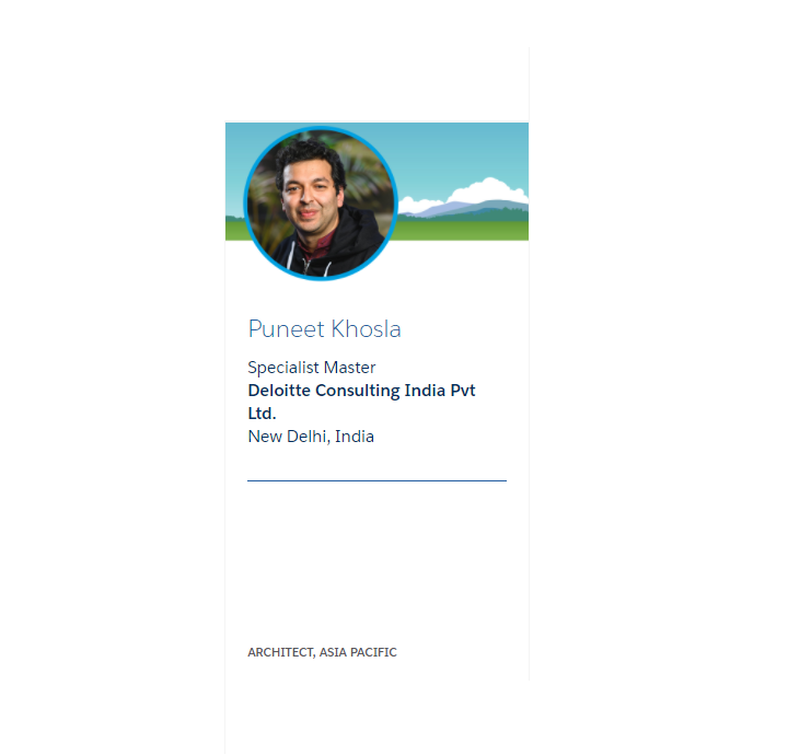 punchamp's tweet photo. Feeling proud to feature on the Salesforce Einstein Champions Page.

https://t.co/e4JleQOJKZ

@MotwaniManishP
 Thanks for giving me the opportunity to enter the Einstein world and grow beyond.

Thank you #Salesforce #einstein https://t.co/Grp93b2zeG