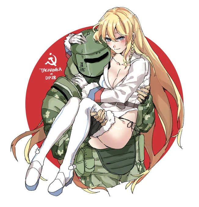 タチャンカさんとDP28ちゃん【ドルフロ×R6S】 