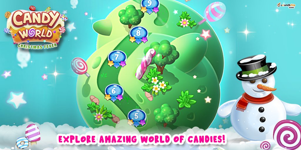launchships's tweet photo. Explore the world of candies for an amazing and sweet journey!
#Android: https://t.co/HDHv5tfLaF
#iOS: https://t.co/F2uFLKHsxm
#candyworld #christmasgames #santa #gifts #surprises #candies #world #launchsipstudios #Addictivefun #candymania #match3games #water #christmasfun https://t.co/WNpyLzGxSi