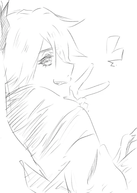 #Burn_the_Witch 
落書き ニニーちゃん 