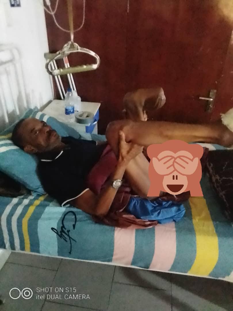 Dj_slimshady's tweet photo. @atsudavoh @Mathematlque @davido I don't know if you see my tweets most times but please we need your help,this is my father he has diabetes and his leg got amputated,we need money for his treatment.thanks for your support.#EndSARS #bitsikadavido #bitsikaafrica @davido @atsudavoh https://t.co/RfH0E78ge7