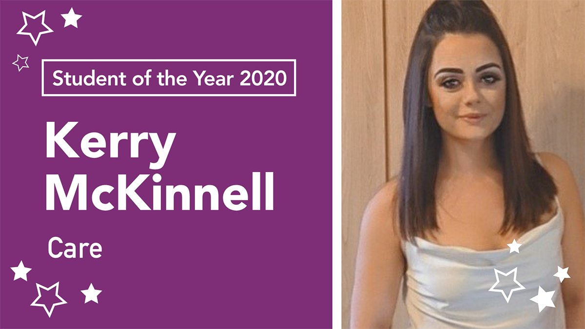AyrshireColl's tweet image. Ahead of our Virtual Graduation celebration on 6 November, we are delighted to introduce our Student of the Year for Care at the Kilmarnock Campus.

Please join us in giving a huge congratulations to Kerry McKinnell! 🎓👏

 #ayrshiregrads