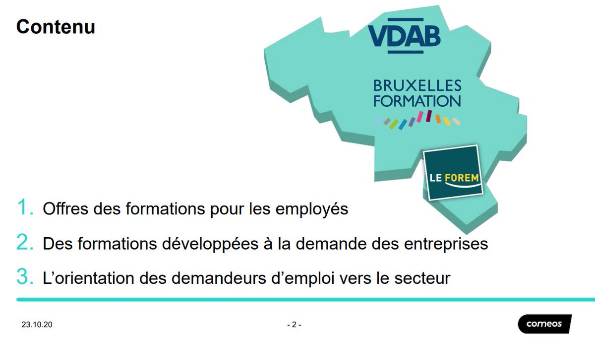 Merci @sabien_science pour l'invitation au webinaire du jour de @comeos_fr ! Nous avons pu connecter vos membres à notre offre de formations pour travailleurs ! #retail #Training #upskilling #GagnezEnCompetences https://t.co/HPlzhDHZgT