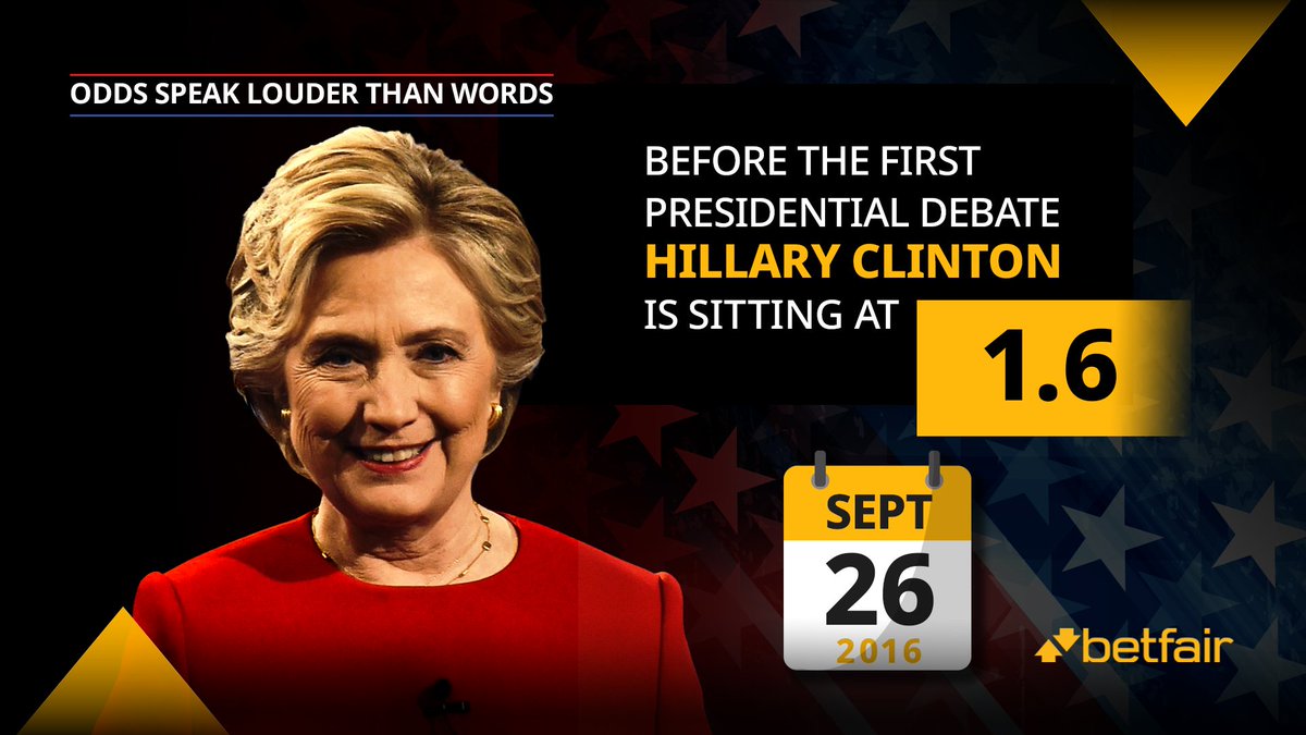 Going into the debates, Hilary Clinton was in a strong position. 2/7