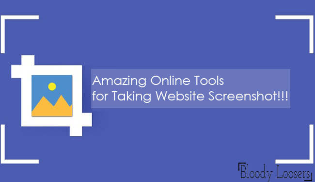 bloodyloosers's tweet photo. Bloody Loosers | Amazing Online #Tools for Taking #Website #Screenshot

#BloodyLoosers #BL #InternetAndWeb #Internet #Web #OnlineScreenshotTools #ScreenshotTools #WebsiteScreenshotTools

Visit - https://t.co/jWTR5w1zGr https://t.co/g4WqteWpdE
