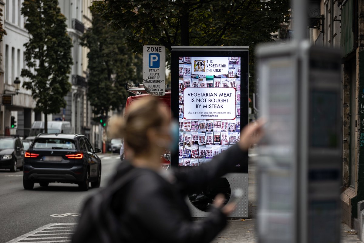 BREAKING💥Het Europees Parlement heeft zojuist gestemd tégen een verbod op het gebruik van vleesnamen voor vegetarische producten! Een gigantische en belangrijke stap om de Voedselrevolutie te blijven versnellen. Aan iedereen die dit doel heeft gesteund: BEDANCKT! #schnitzelgate