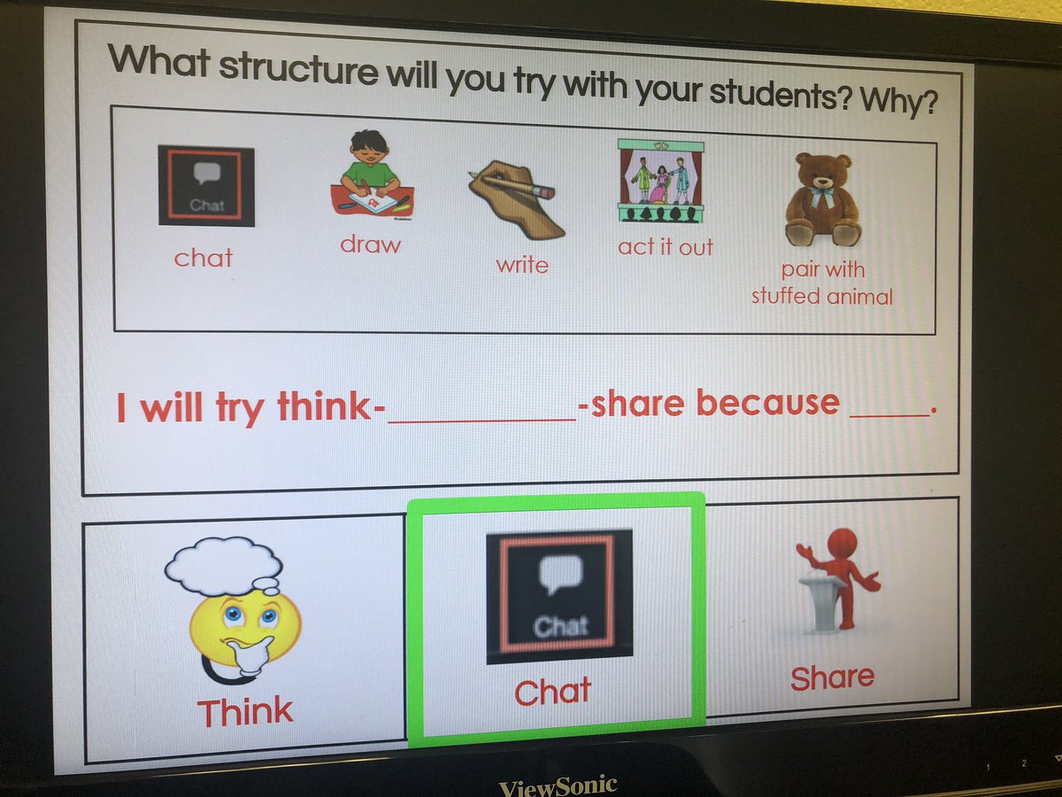 watkins_ap's tweet photo. Kudos to our Instructional Core Team (and participants) for facilitating an online mini PD to our staff discussing equitable learning strategies during virtual learning.   🙌🏾👍🏾 @watkins_ap 
#MultiLingualLearners 
#VirtualLearningEnvironments #EquityAndAccess https://t.co/SC4XXF0UUm