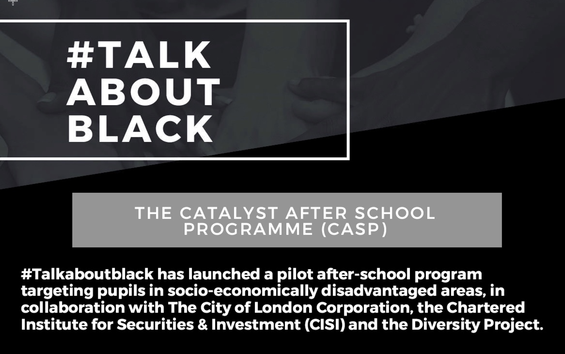 Aberdeen_plc's tweet photo. Standard Life Aberdeen is delighted to be supporting a new #TalkAboutBlack after-school program. Widening participation in the financial services industry for disadvantaged students across the UK.

More: https://t.co/vs6Mnl8HZq

@cityoflondon @talkaboutblack @CISI @DiversityProj https://t.co/Bi2yHhStGt
