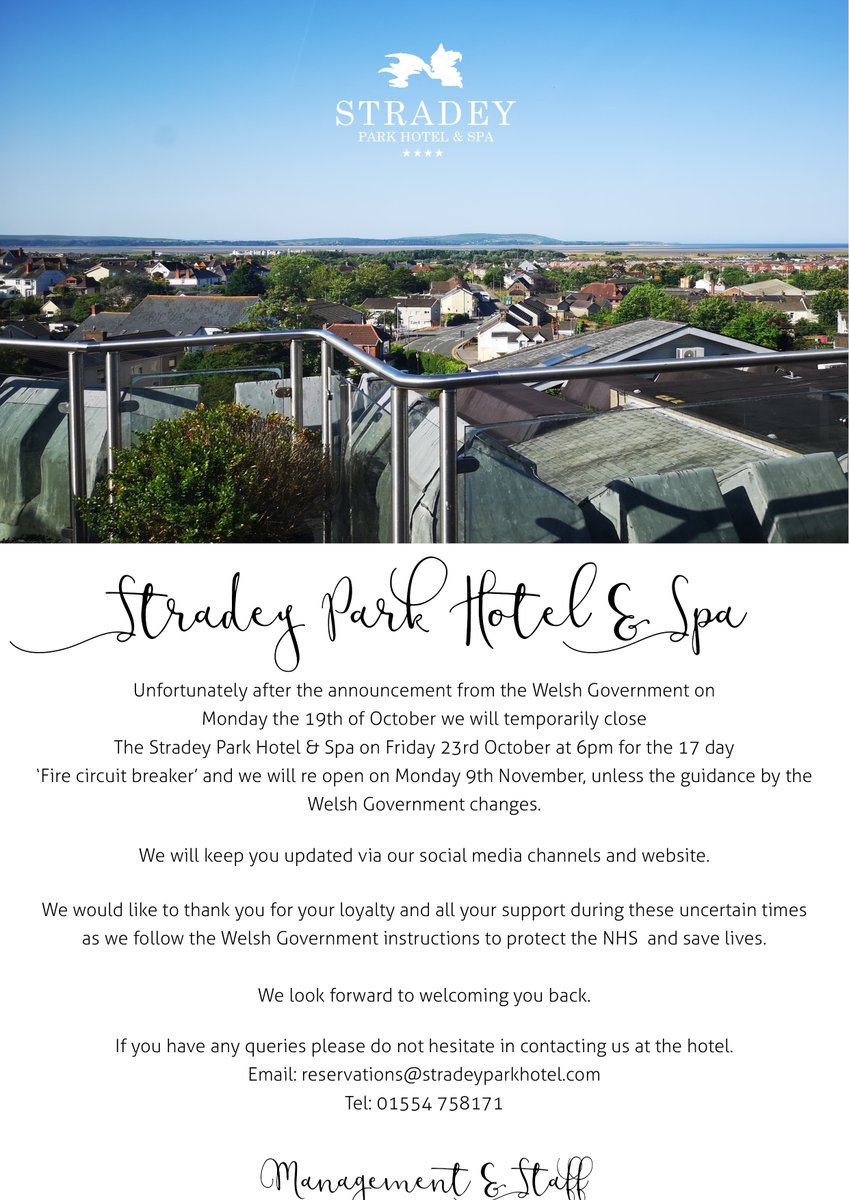 Stay safe ❤️ We look forward to welcoming our customers back soon. #seeyousoon