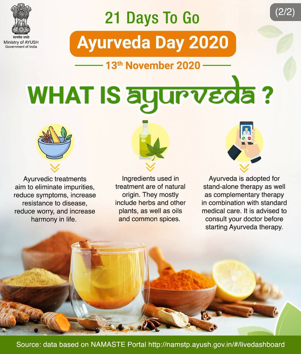 What is Ayurveda? #Ayurveda, a natural system of medicine, is widely considered by scholars to be the oldest  #healthcare system. It originated in India more than 3,000 years ago. Some scholars place its antiquity to 5,000 years.