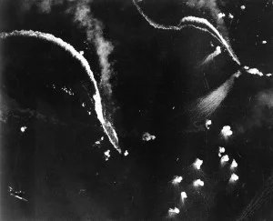 Today in 1944, the U.S. Navy's Third and Seventh Fleets, along with ships from the Royal Australian Navy and Royal Navy, met the Imperial Japanese Navy at the Battle of Leyte Gulf, possibly the largest naval battle in history. Long (three day) thread.