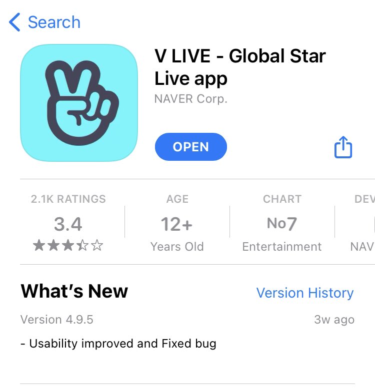 can we not take this out of context? correct me if i’m wrong in this one, but han went live on fanship for a while, that’s why only fanship can comment. try it out now on whoever is live on whatever channel and it still works. there’s also no available update for the app +