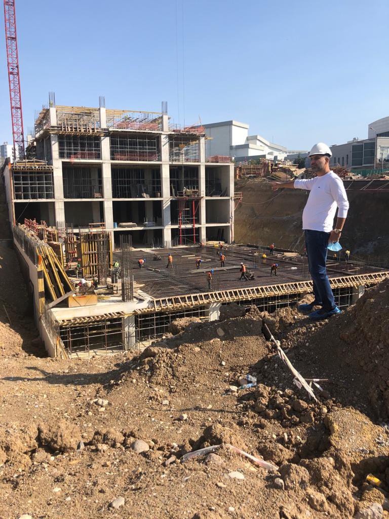 veyseldemirci06's tweet photo. Ankara’da yapımı devam eden Ziver Holding Otel ve Kongre Salonları inşaatı şantiyemizde incelemeler yaptık. #ziverholding https://t.co/DWkS27E02z