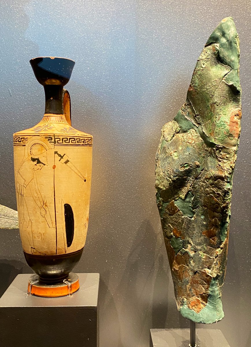 3/8 The exhibition is broken up battle by battle, beginning with Marathon. Welcome loans from other major Greek collections—especially the Archaeological Museum of Olympia—include captured arms & dedicated armor (tentatively) linked to these events! – bei  Εθνικό Αρχαιολογικό Μουσείο