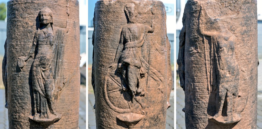 RomArchable's tweet photo. Ancient column depicting several #Roman gods discovered near #Cologne, Germany. https://t.co/tkHbEXyEaa #RomanArchaeology #Archaeology #RomanGermany #Archäologie #RömischeArchäologie https://t.co/uMDDhGPjao