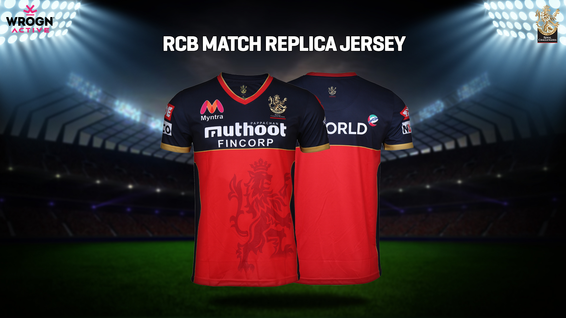 RCB Replica Jersey - RCB Online Store