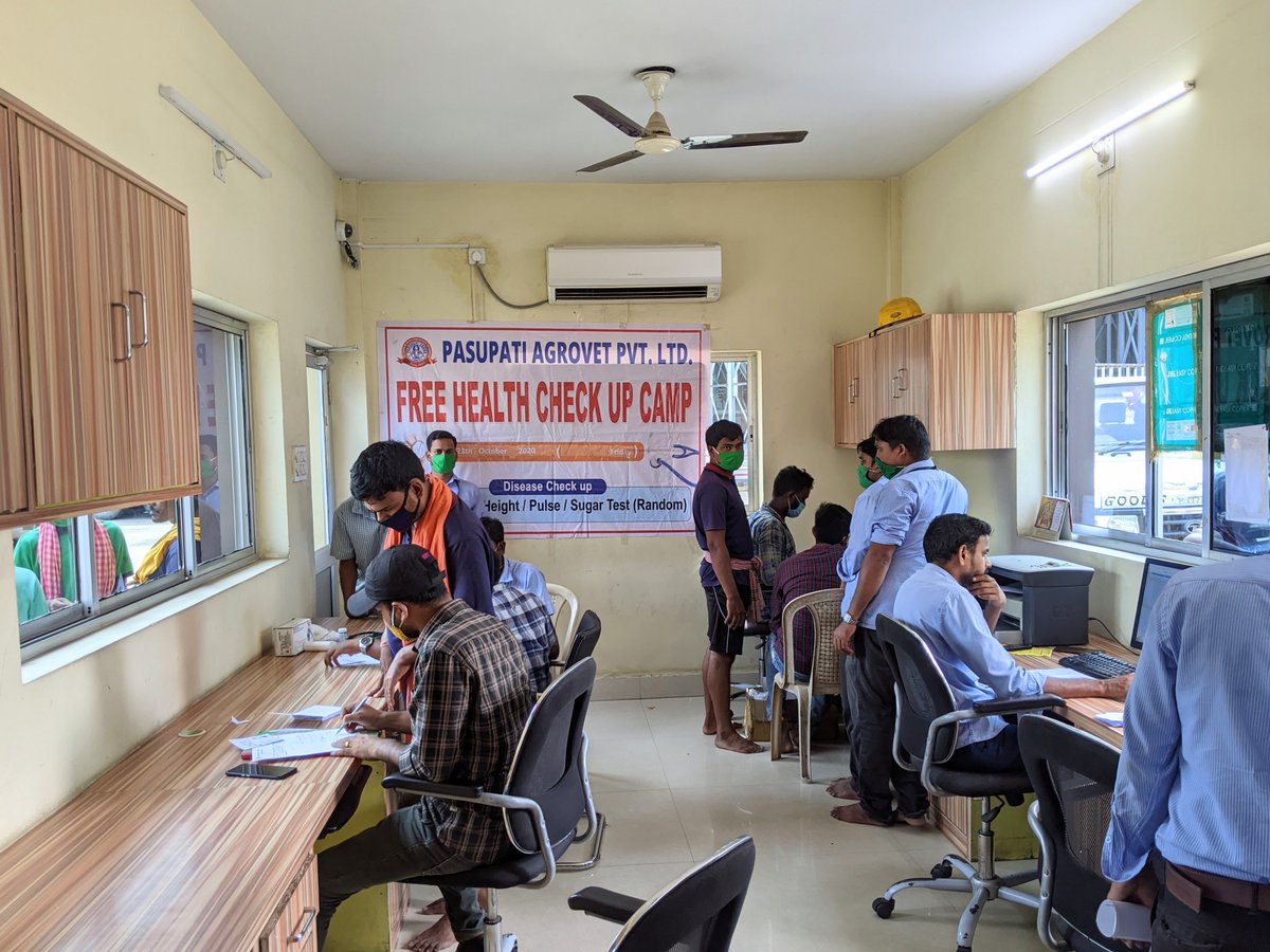 We have made an arrangement with Apollo Tyres &amp; Utkal Sevak Samaj for free medical check up and medicine distribution to all the drivers, helpers &amp; work force on each Friday during office hours in our Plant-II premises by experienced doctors of Apollo Hospital, BBSR.