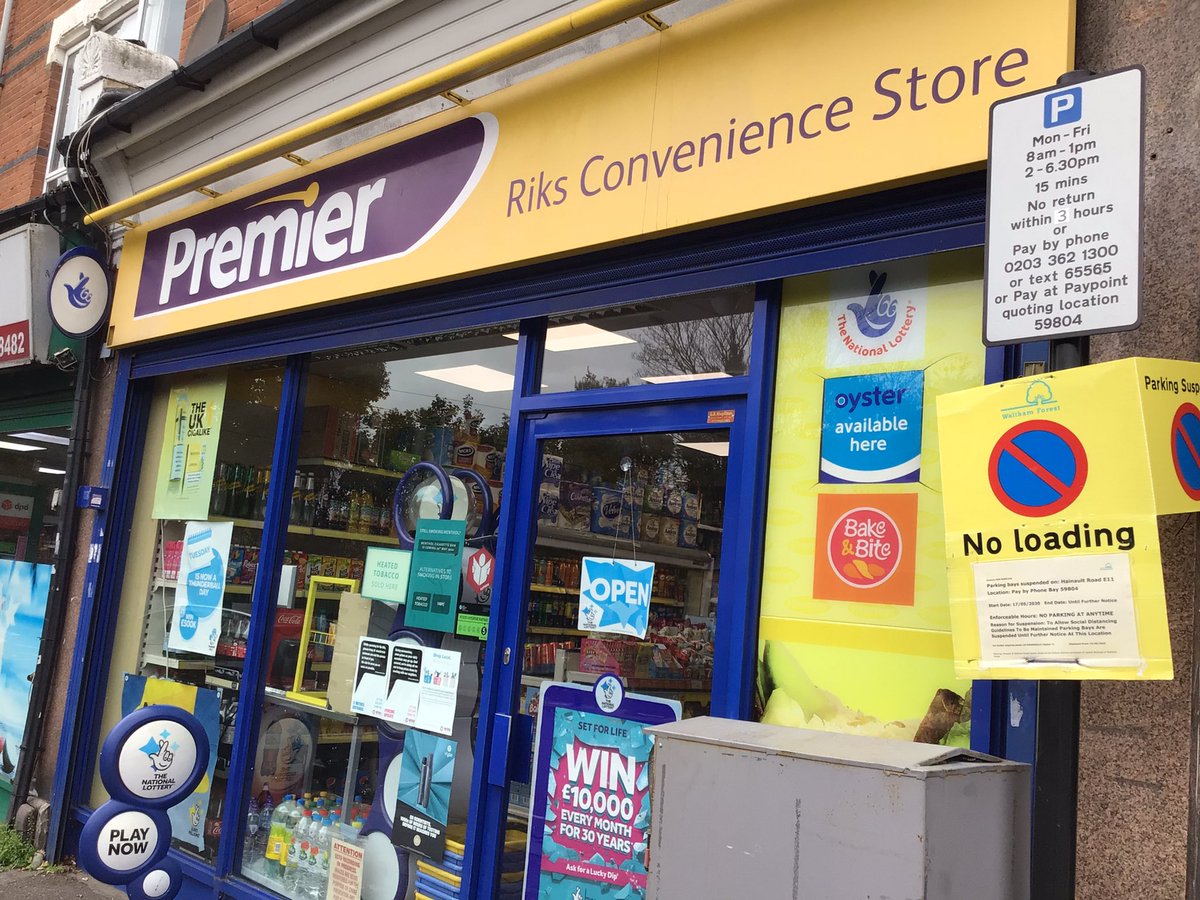 davehTheSun1's tweet photo. #ricksConvienanceexpress #leytonstone all set up for #BounceBackBritain #WinwiththeSun @NewsUK_Retail @Chris_HughesNUK @TheSun #Bouncebackchallenge https://t.co/tNUVBBz3PL