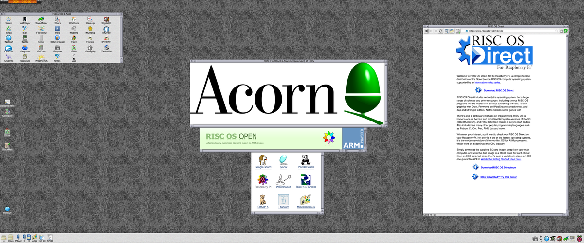 armbytes's tweet photo. Acorn World 2020 aka The RISC OS (Virtual) London Show, 24th October 2020 from 11:00 am ๐ค #RISC_OS #RaspberryPi #Opensource #RISCOS #IoT #Robotics #C #ARM #GCC #Programming #Python3 #pythonprogramming #RiscPC #RPCemu #BBCBasic #LUA #Charm #VirtualEvent
https://t.co/zgfbNrYoXH https://t.co/mhUZNK4UEh