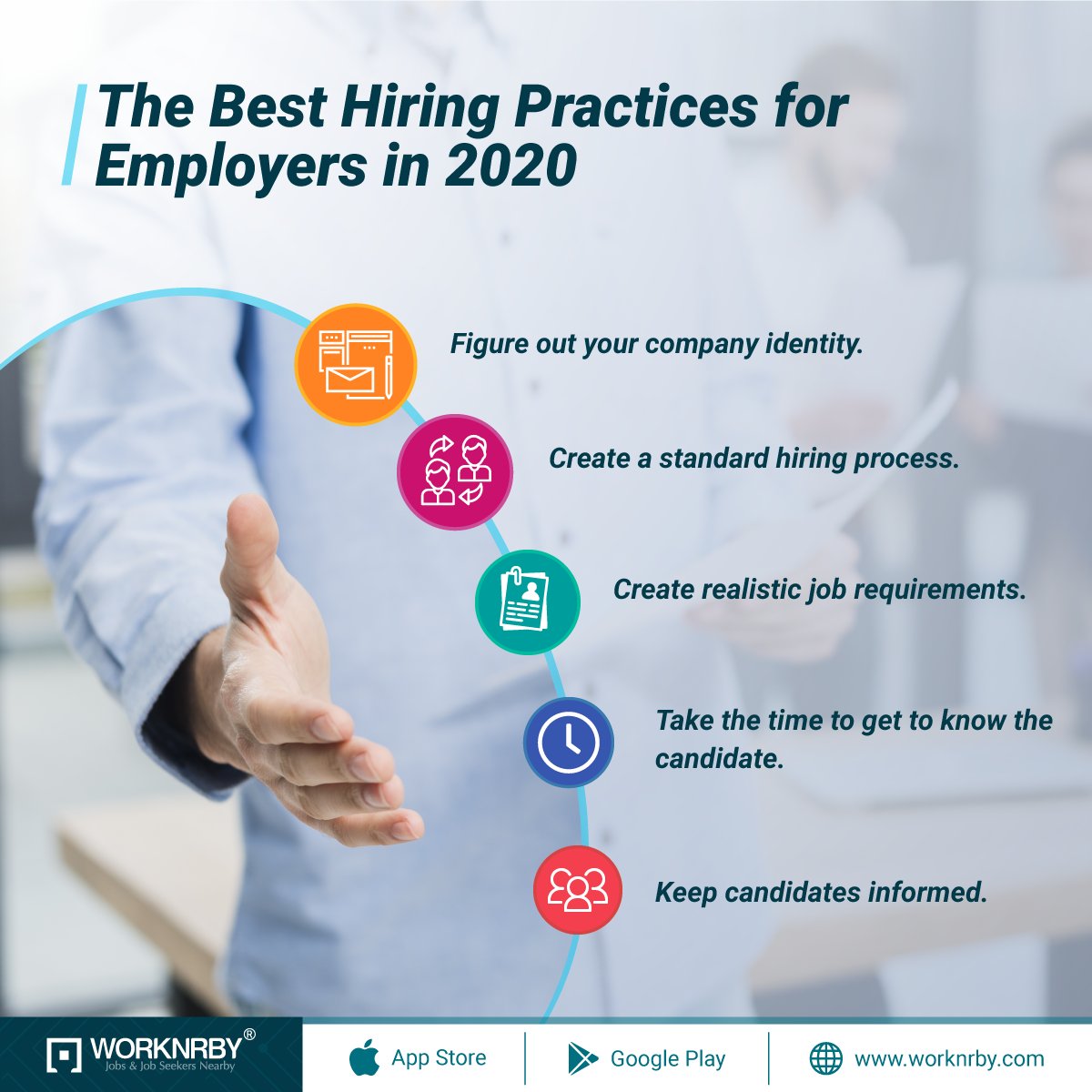 worknrby's tweet photo. Having a structured hiring process can help to find the right talent and retain them.

#HiringProcess #Tips #Worknrby #JobRequirements #Recruitment https://t.co/IX2I3N1JaN
