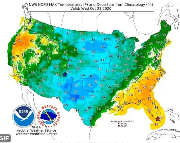 elradarsv's tweet photo. Buenos dรญas....
#Clima
Habra Explosiรณn Artica que causara que las temperaturas bajen extremadamente en gran parte del oeste de los EEUU este fin de semana y se moderarรกn lentamente a medida que la masa de aire frรญo se desplaza hacia el este
Via #NWSWPC https://t.co/zRReESGOGv