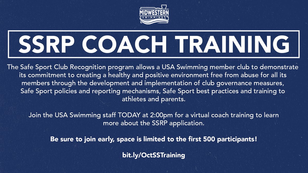 Midwestern Swimming Safe Sport tweet media