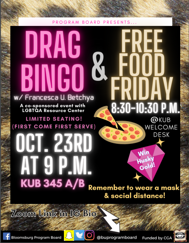 bloomuorient's tweet photo. Free Food &amp; Bingo! 
#bloomonward https://t.co/Ex7X2JCwQC
