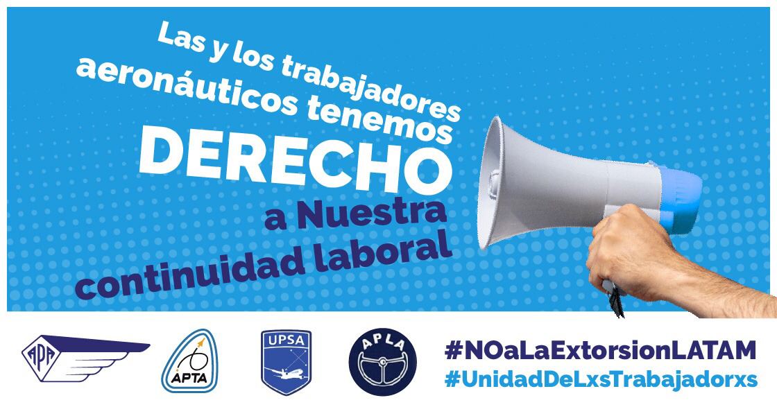 Gabriel56143548's tweet photo. #NoALaExtorsionLATAM 
Queremos Trabajar!!!
@APAERONAUTICOS @C5N
@todonoticias
@AmericaTV https://t.co/3MuUms0yYe