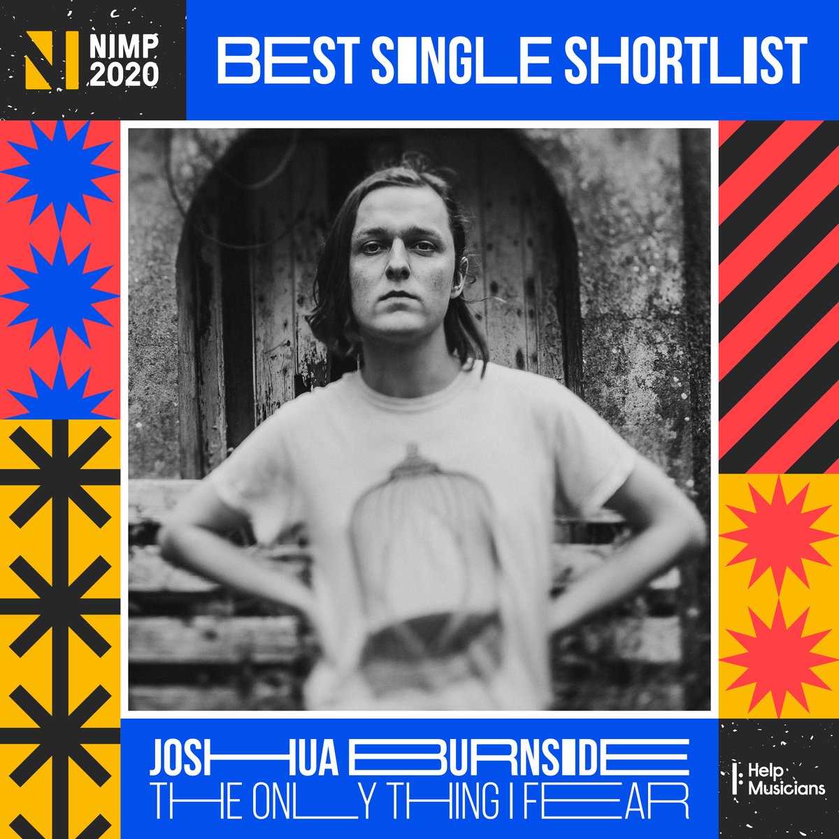 Experimental folk artist <a href="/JoshuaBurnside/">Joshua Burnside</a> has been shortlisted for Best Single 2020, as part of the Northern Ireland Music Prize, with his track 'The Only Thing I Fear'

Listen to it and vote for it here: nimusicprize.com

Supported by @HelpMusiciansUK 

#NImusicprize #NIMP