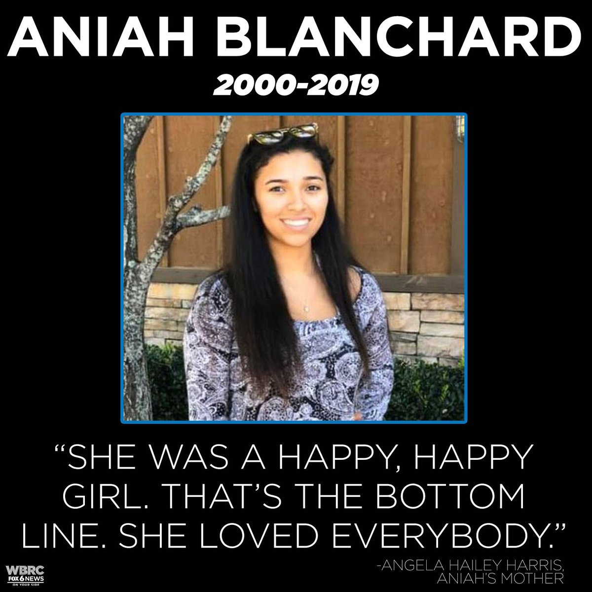 WBRCnews's tweet photo. Our hearts are heavy this morning as we remember Aniah Blanchard, who was kidnapped in Auburn a year ago today. 💙 --> https://t.co/whQnWRbtIx https://t.co/6eeaTnAbDv