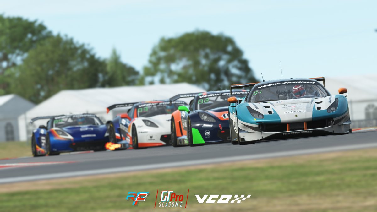 Something to look forward to... 😎

GT Pro powered by <a href="/vcoesports/">VCO 🕹🏎</a> on Monday! 🏆😍🥳

GT3 ✅
Portland ✅
Top Drivers ✅
Close Racing ✅

Monday 26.10 @ 19:45 CET LIVE: twitch.tv/rfactorlive

#rFactor2 #simracing #esports #vcoesports <a href="/fanatec/">FANATEC</a> <a href="/wearetherace/">The Race</a>